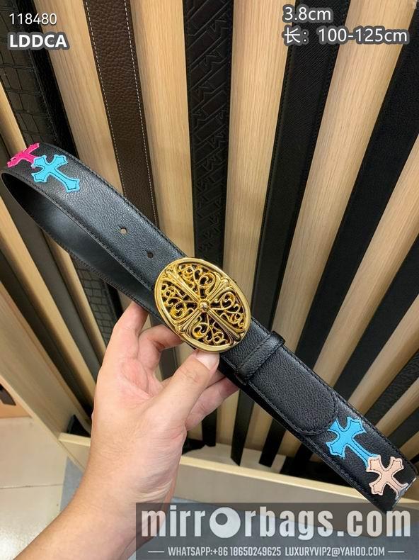 Chrome Hearts belt 38mmX100-125cm 8L22