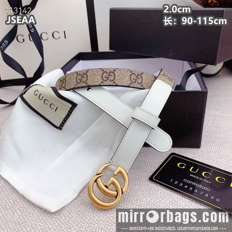 Gucci belt 20mmX90-115cm 8L15