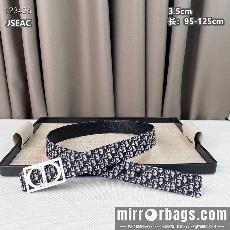 Dior belt 35mmX95-125cm 8L25