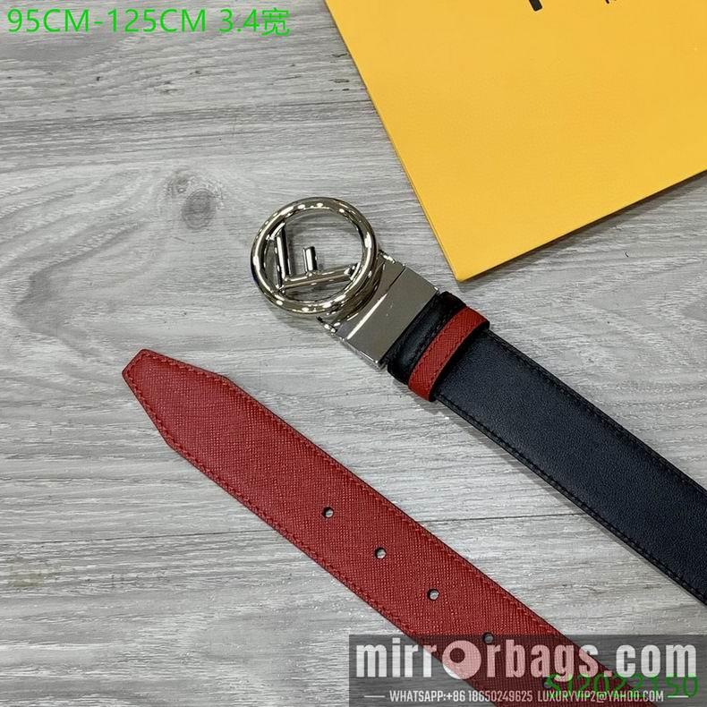 Fendi Belt 34mmX95-125cm 7D03