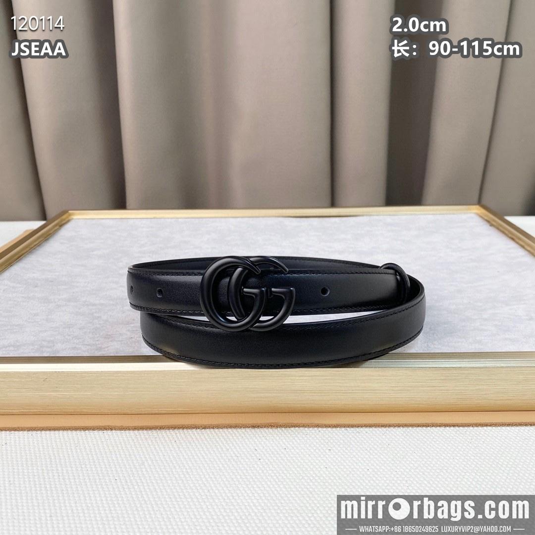 Gucci belt 20mmX90-115cm 8L06