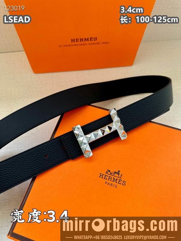 Hermes belt 34mmX100-125cm 8L06