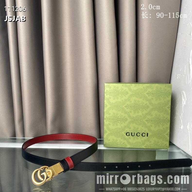 Gucci Belt 20mm 90-115cm 8L01