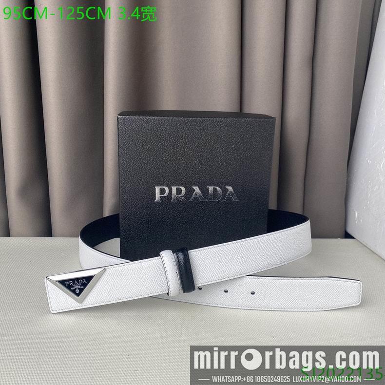 Prada Belt 34mmX95-125cm 7D02