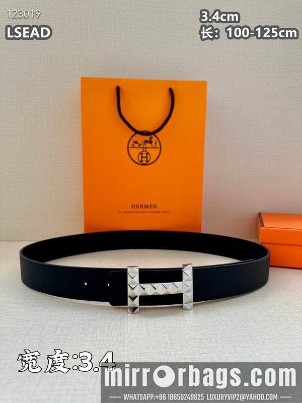 Hermes belt 34mmX100-125cm 8L06