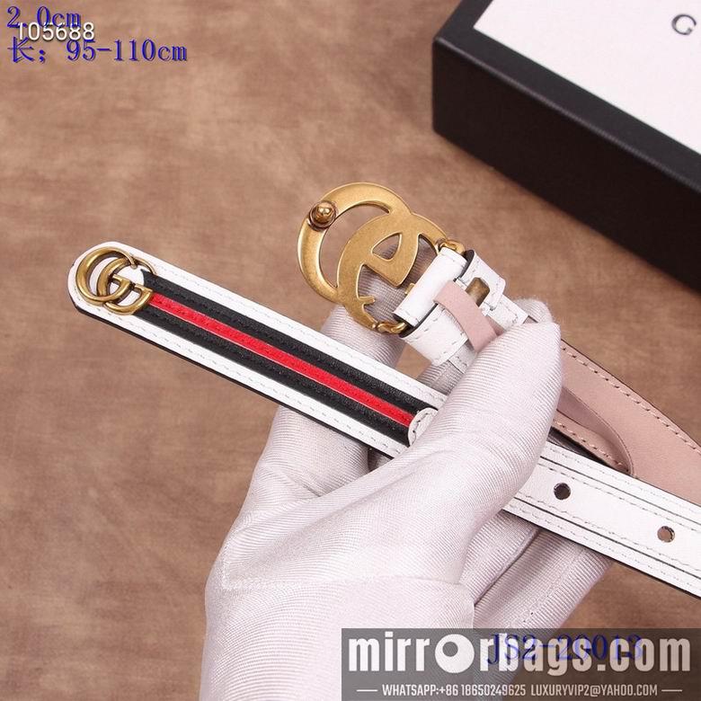 Gucci belt 20mm 95-110cm 8L02