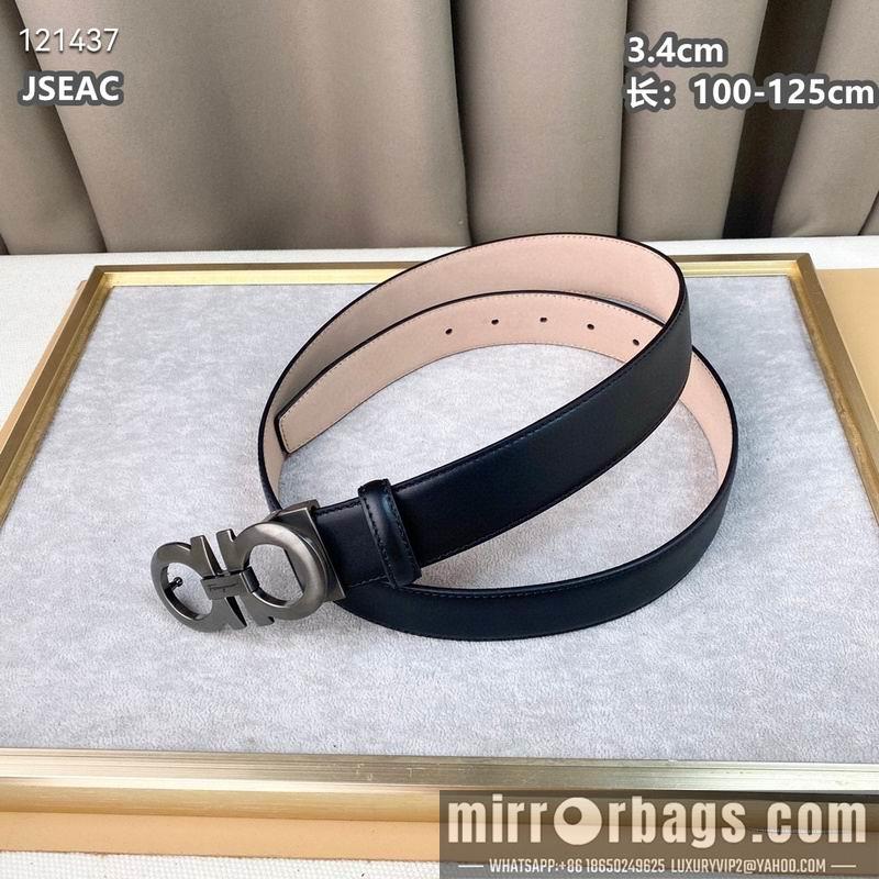 Ferragamo belt 34mmX100-125cm 8L09