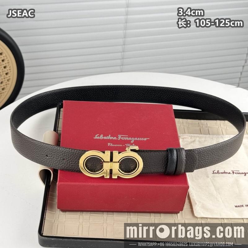 Ferragamo belt 34mmX105-125cm 8L16