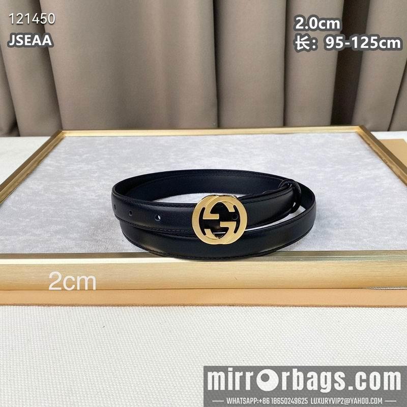 Gucci belt 20mmX95-125cm 8L16
