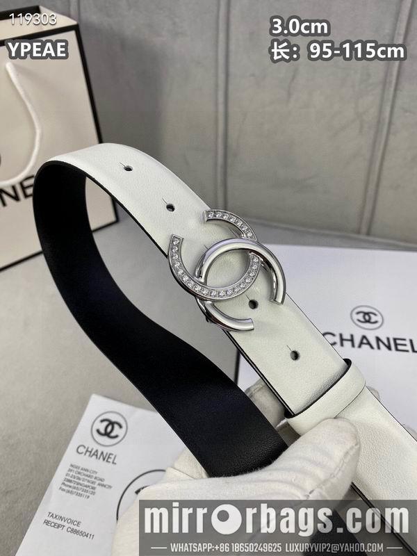 Chanel belt 30mmX95-115cm 8L040803
