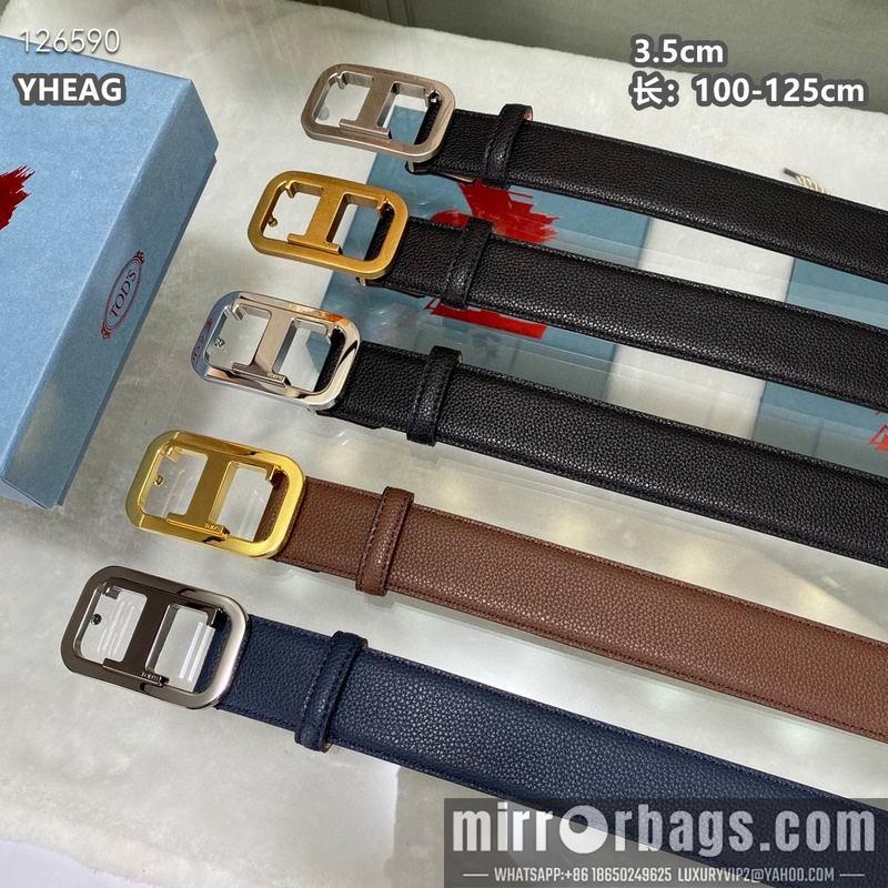 Tod's belt 35mmX100-125cm 8L03