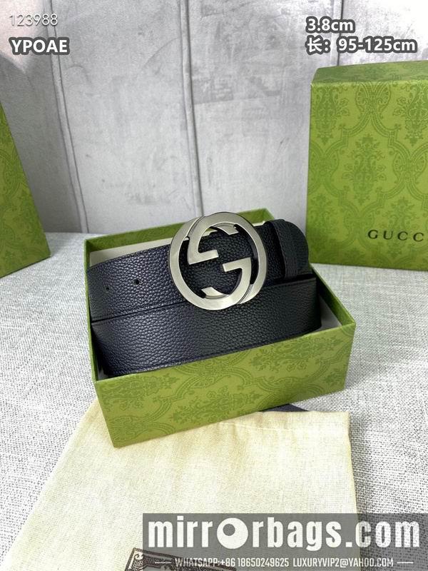 Gucci belt 38mmX95-125cm 8L10