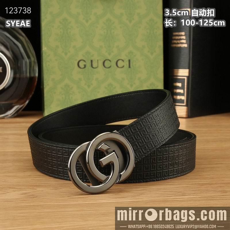 Gucci belt 35mmX100-125cm 8L60