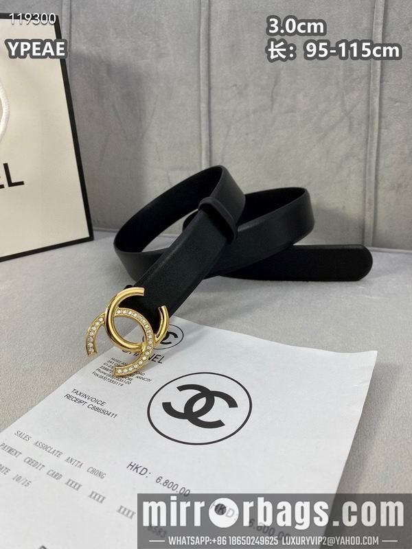 Chanel belt 30mmX95-115cm 8L040803