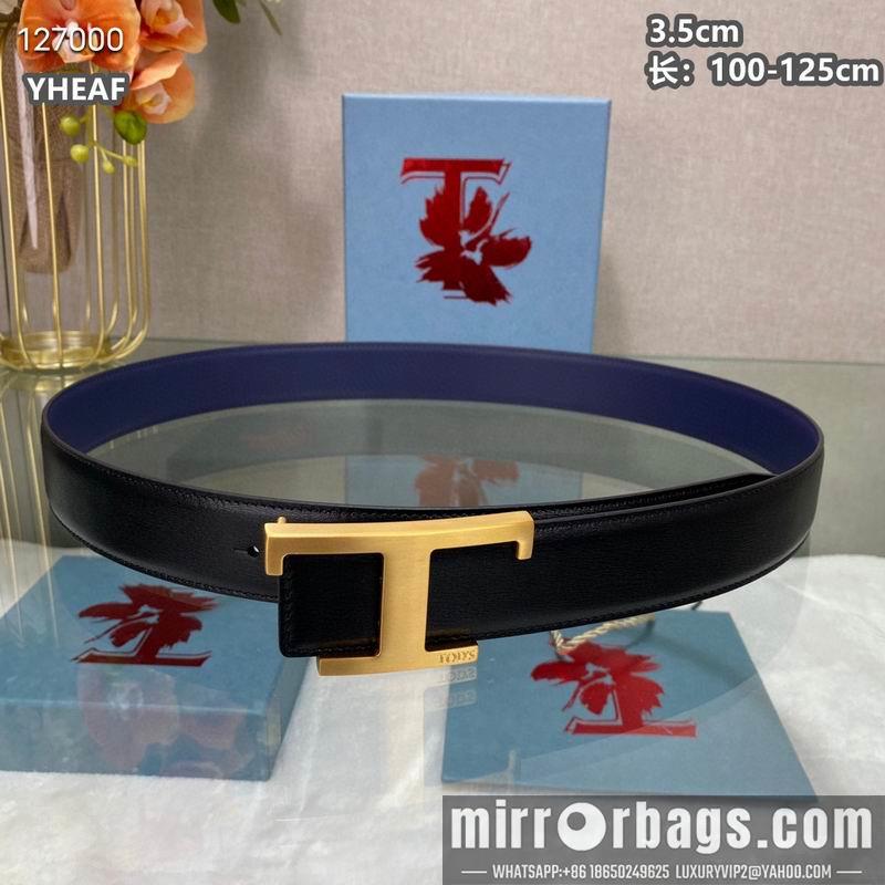 TOD's belt 35mmX100-125cm 8L10