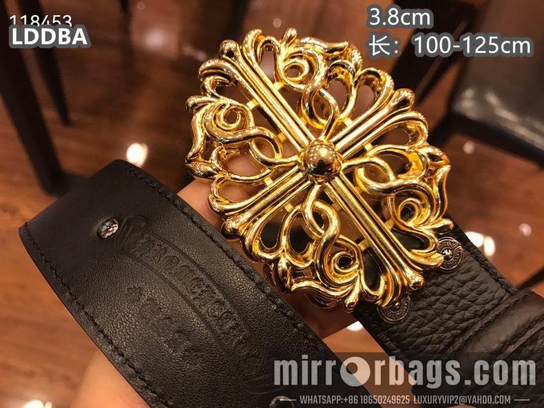 Chrome Hearts belt 38mmX100-125cm 8L05