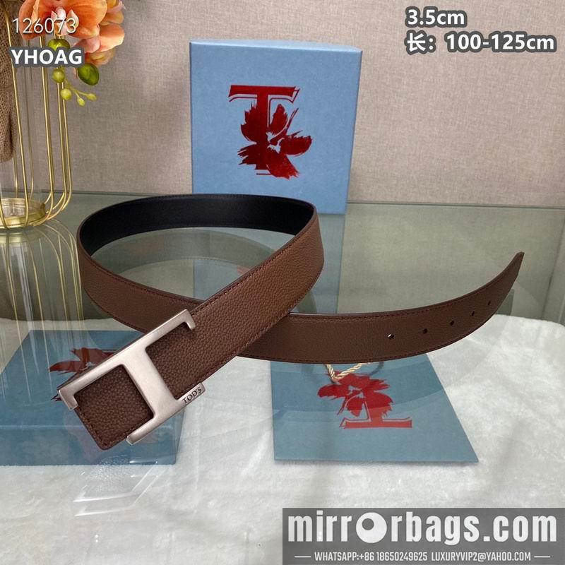 Tod's belt 35mmX100-125cm 8L07