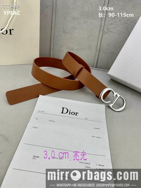 Dior Belt 30mmX90-115cm 8L07