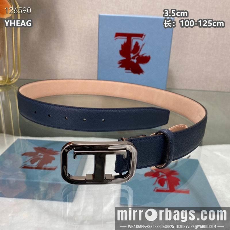 Tod's belt 35mmX100-125cm 8L03