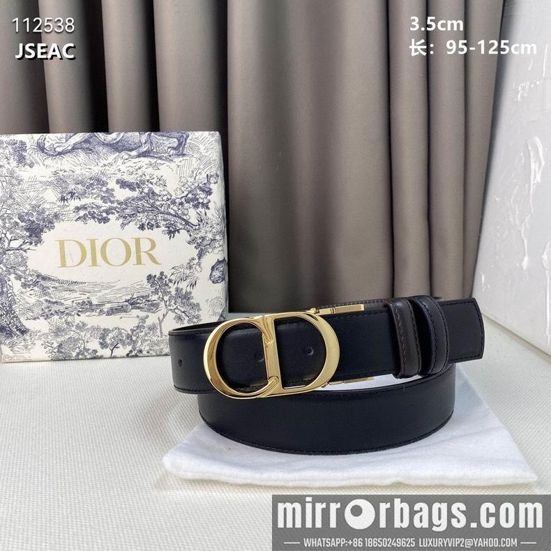 Dior Belt 35mm 95-125cm 8L12