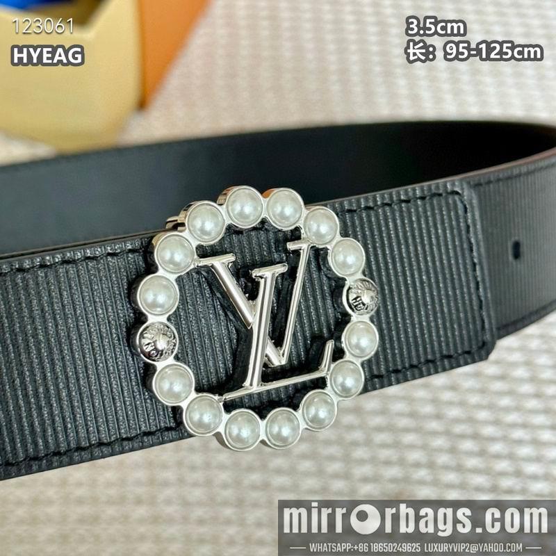 LV belt 35mmX95-125cm 8L01