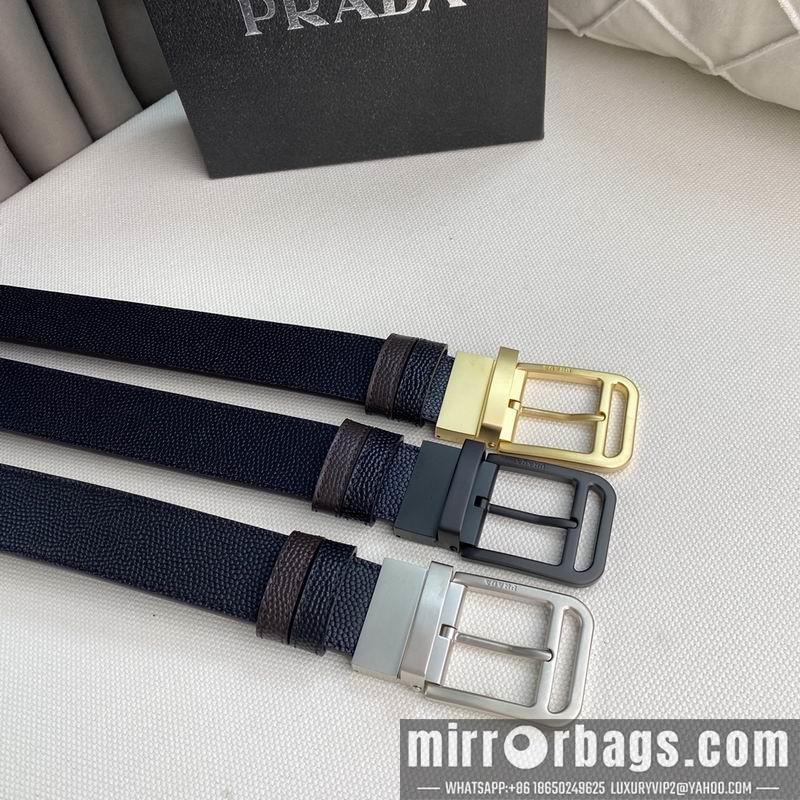 Prada belt 35mmX95-125cm 7D02