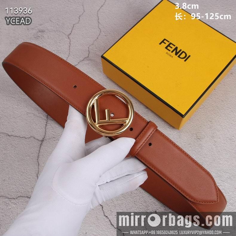 Fendi Belt 38mmX95-125cm 8L02
