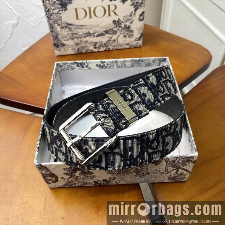 Dior belt 35mmX95-125cm 7D03