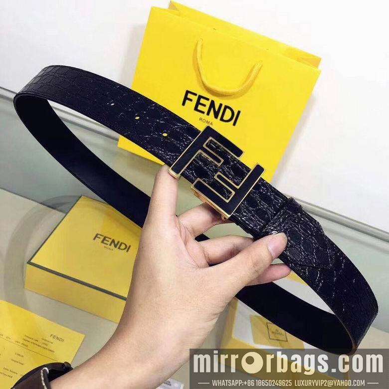 Fendi Belt 38mmX95-125cm 7D52