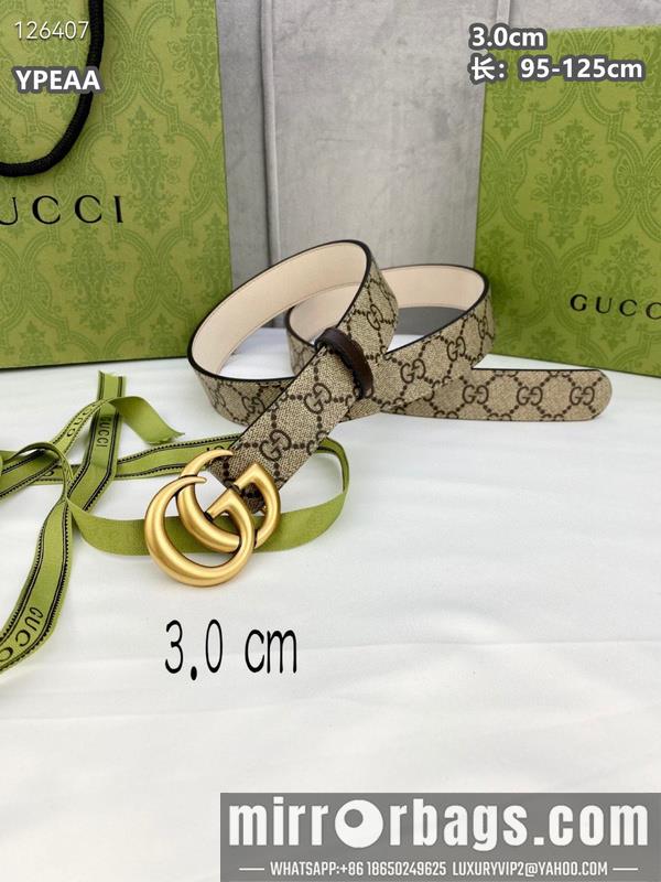Gucci belt 30mmX95-125cm 8L20