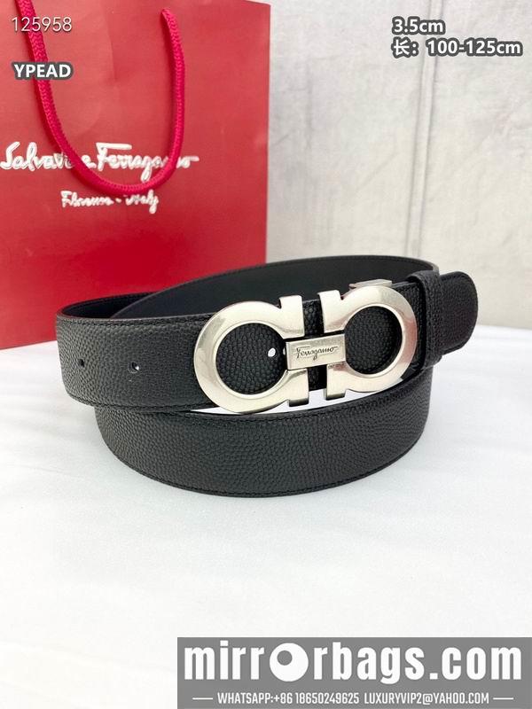 Ferragamo belt 35mmX100-125cm 8L25