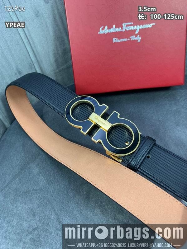 Ferragamo belt 35mmX100-125cm 8L18