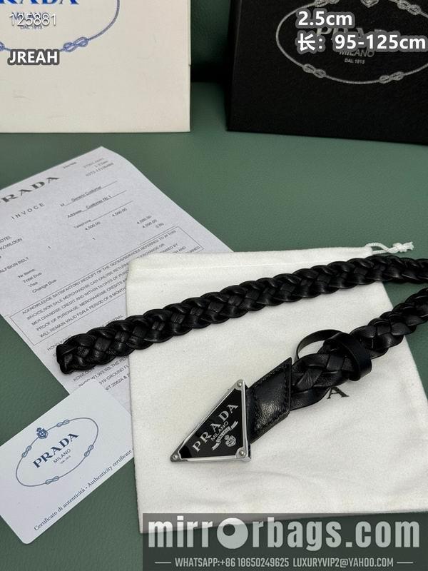 Prada belt 25mmX95-125cm 8L01