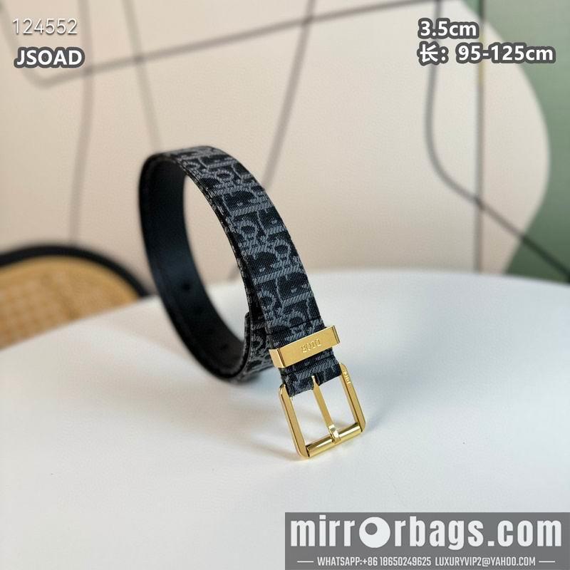 Dior belt 35mmX95-125cm 8L28