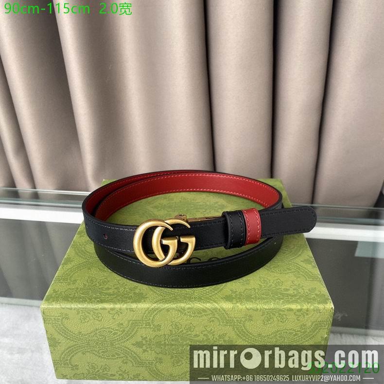Gucci Belt 20mmX90-115cm 7D01