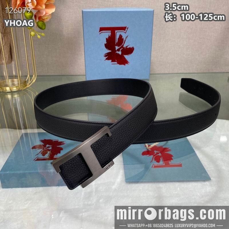 Tod's belt 35mmX100-125cm 8L07