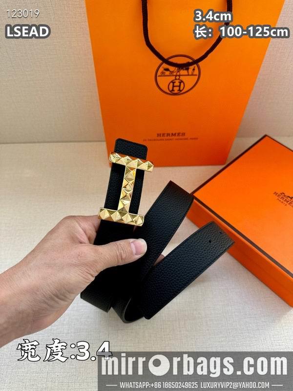 Hermes belt 34mmX100-125cm 8L06