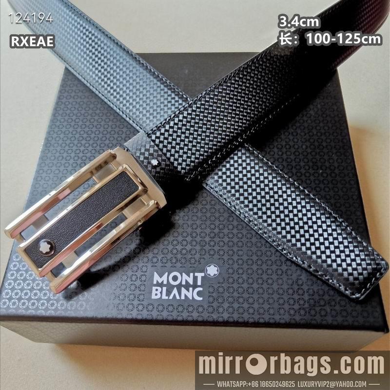 Montlanc belt 34mmX100-125cm 8L16