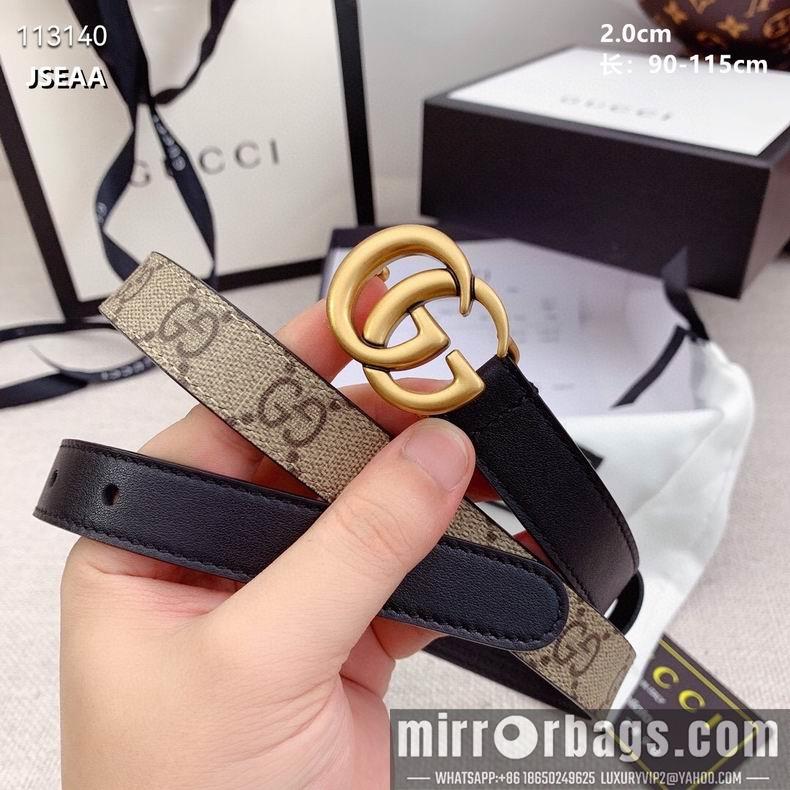 Gucci belt 20mmX90-115cm 8L07