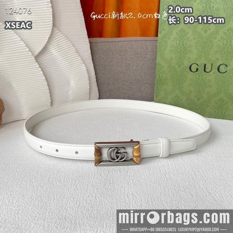 Gucci belt 20mmX90-115cm 8L19