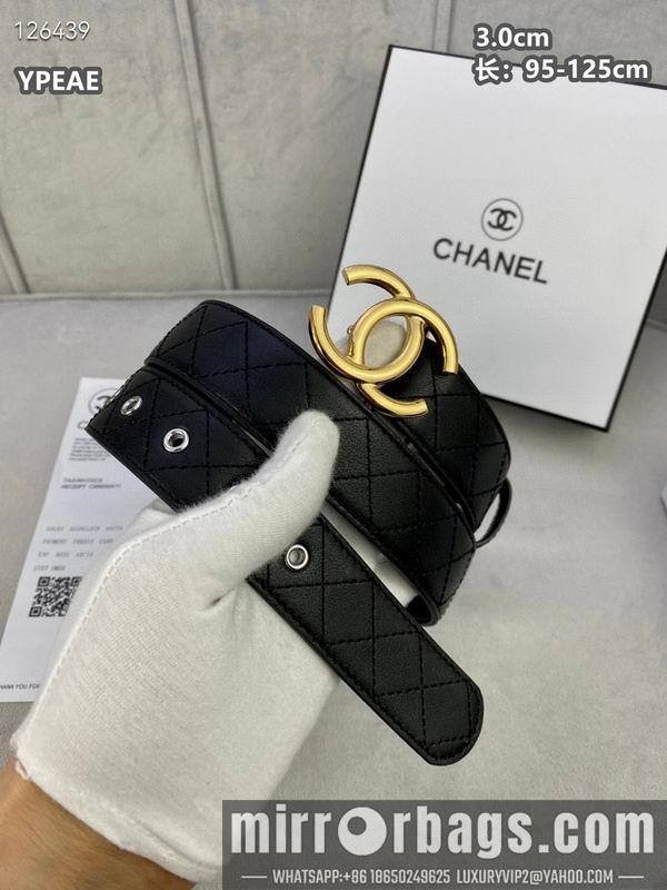 Chanel belt 30mmX95-125cm 8L23