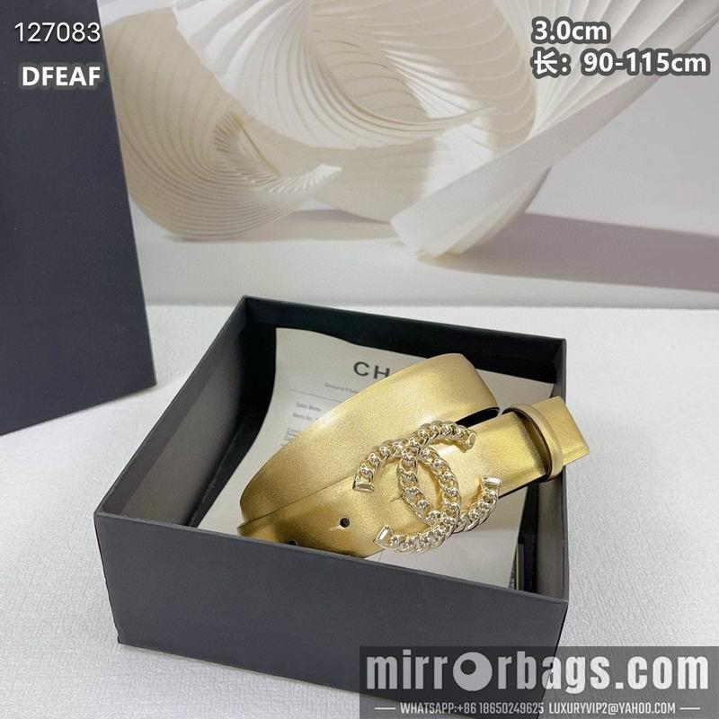 Chanel belt 30mmX90-115cm 8L38