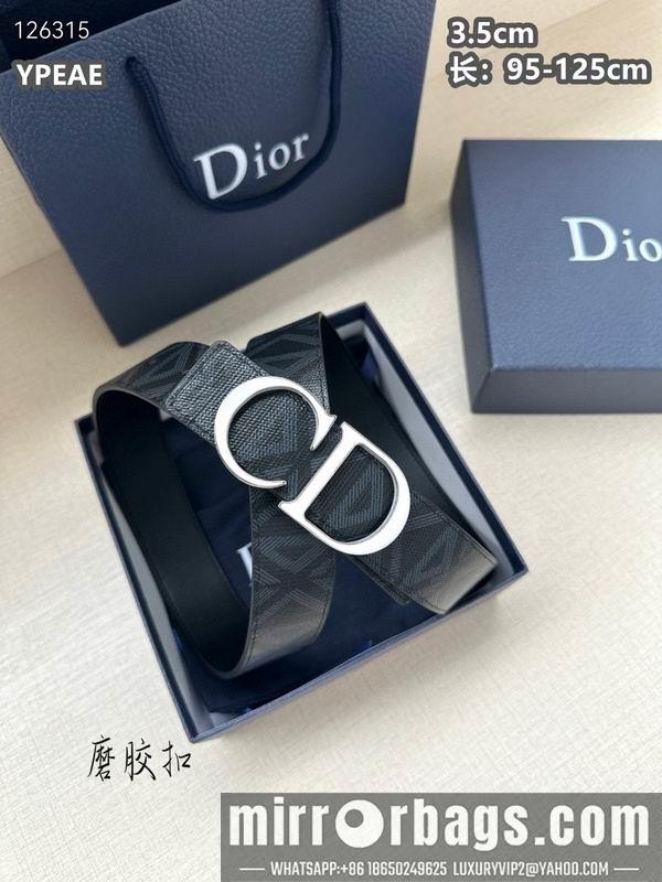 Dior belt 35mmX95-125cm 8L16