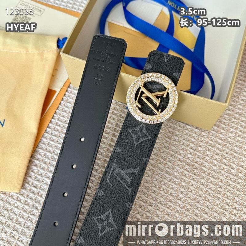 LV belt 35mmX95-125cm 8L02
