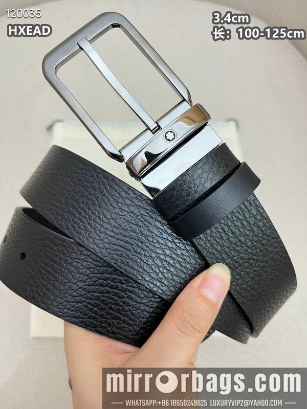 Montblanc belt 34mmX100-125cm 8L03