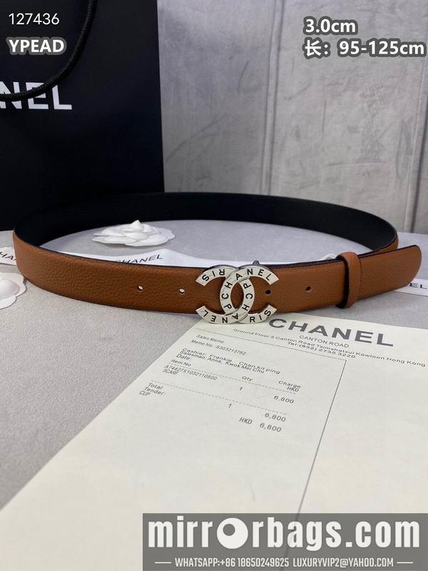 Chanel belt 30mmX95-125cm 8L30