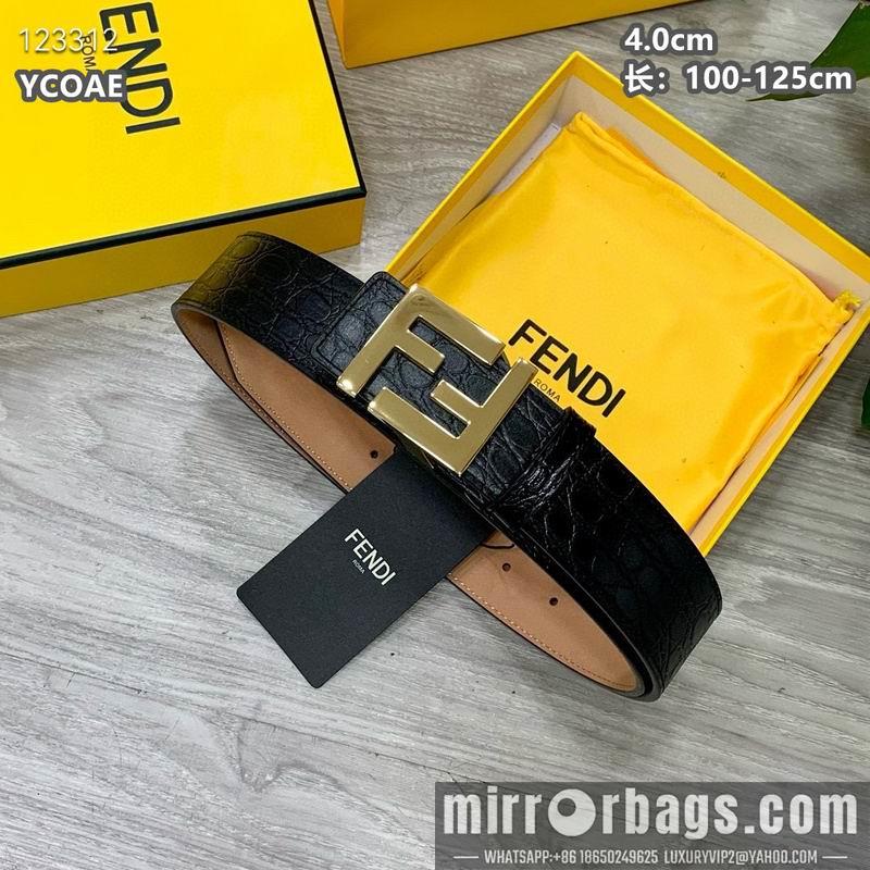 Fendi belt 40mmX100-125cm 8L50