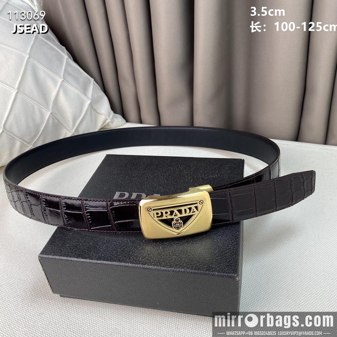 Prada belt 35mmX100-125cm 8L02