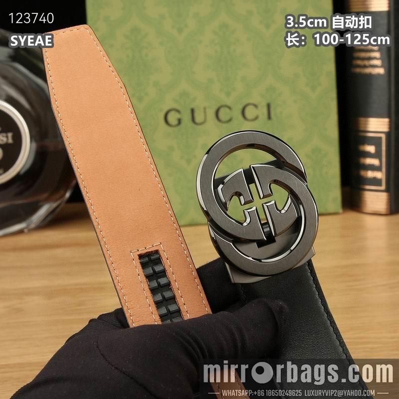 Gucci belt 35mmX100-125cm 8L58