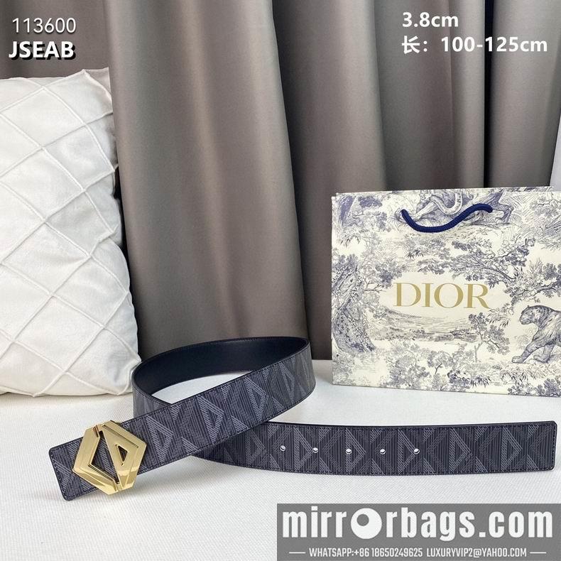 Dior belt 38mmX100-125cm 8L02